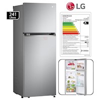 Refrigeradora de 241 Litros con Door Cooling LG GT24BPP Plateada